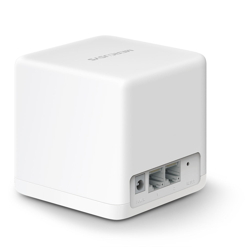MERCUSYS Halo H30G AC1300 1.3 Gbps Whole Home Mesh Wi-Fi System Router | Seamless Roaming | MU-MIMO Beamforming | 2x Gigabit Ports MERCUSYS Halo H30G AC1300 1.3 Gbps Whole Home Mesh Wi-Fi System Router | Seamless Roaming | MU-MIMO Beamforming | 2x Gigabit Ports